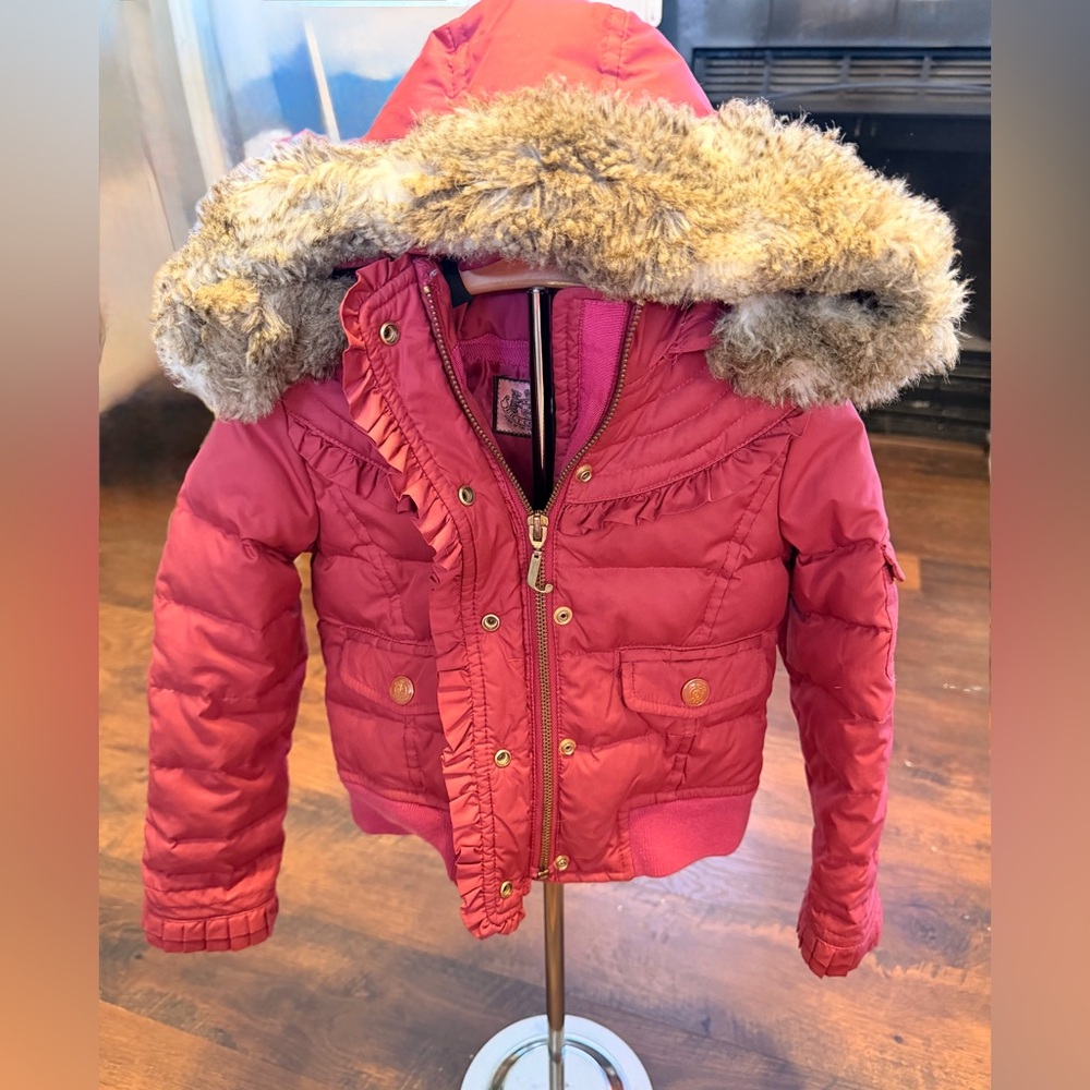 Juicy Couture Vibrant pink coat